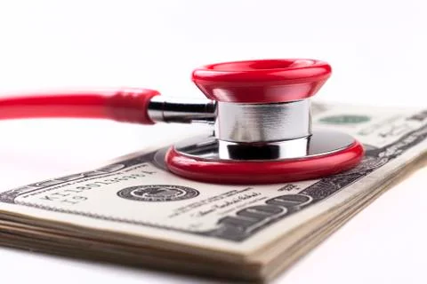 Red spethoscope Stock Photos