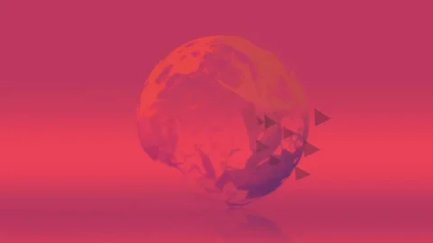 Red Sphere Animation Loop  Stock Footage 231722473