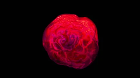 Red Sphere Video stock 64601207