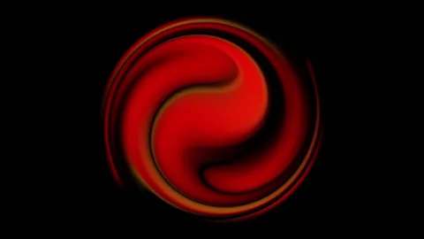 Red Sphere Movement 4k Video Stock Footage 296619629