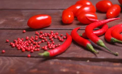 Red spices Stock Photos
