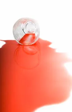 Red spillage Stock Photos