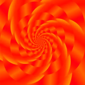 Red Spiral Background. Fractal Pattern Illustrazione stock