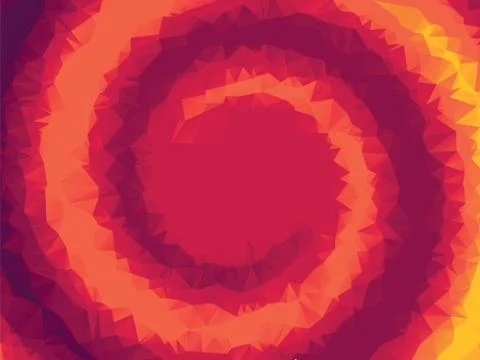 Red spiral background Stock Illustration