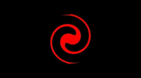 The red spiral Stock Footage 9472161