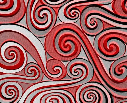 Red spiral Stock Illustration