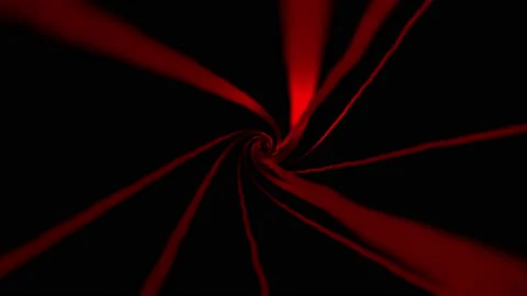 Red spiral lines move forward abstractly on a black background. Stock Footage 171974678