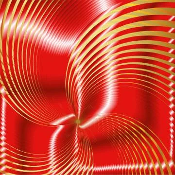 Red spiral background Stock Illustration