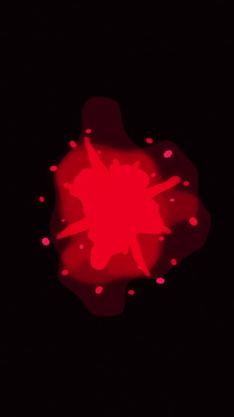 Red splash animation looping dark background dynamic liquid effect Stock Footage 347062508