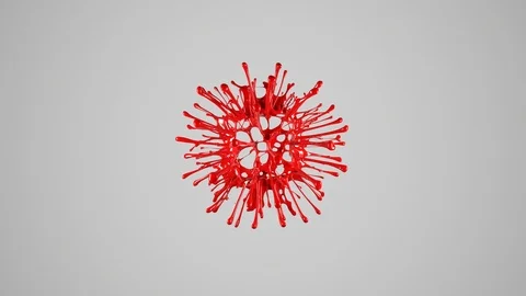 Red splash Stock Footage 104912474