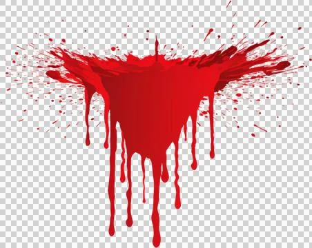 A red splatter of paint Stock Photos