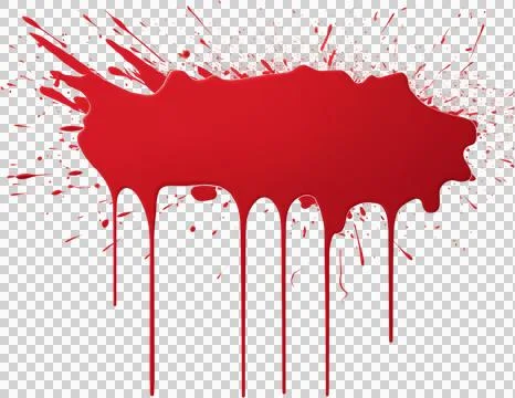 A red splatter of paint Stock Photos