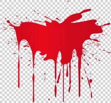 A red splatter of paint Stock Photos