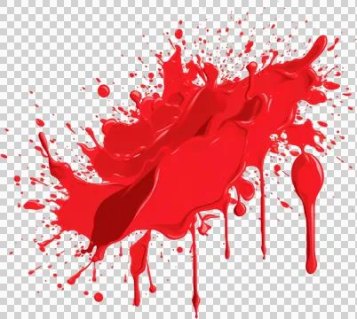 A red splatter of paint Stock Photos