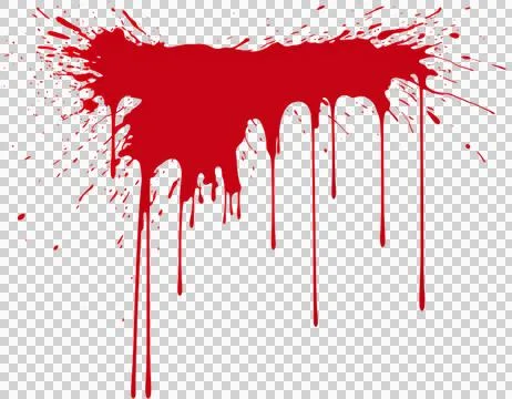 A red splatter of paint Stock Photos