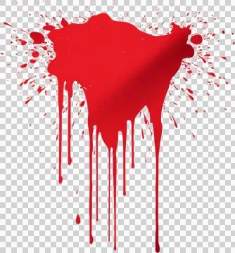 A red splatter of paint Stock Photos