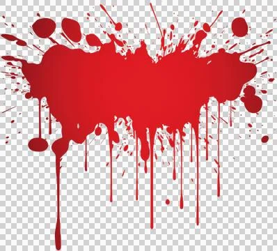 A red splatter of paint Stock Photos