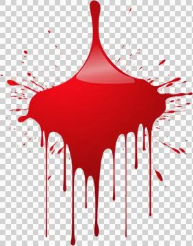 A red splatter of paint Stock Photos