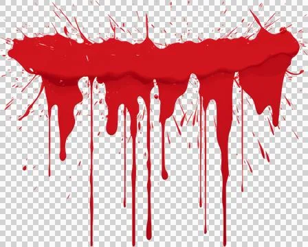 A red splatter of paint Stock Photos