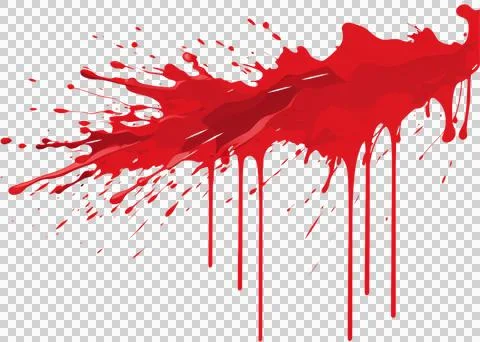A red splatter of paint Stock Photos