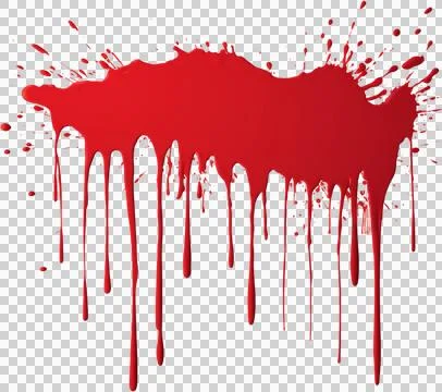 A red splatter of paint Stock Photos