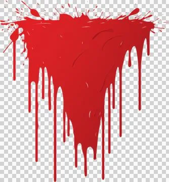 A red splatter of paint Stock Photos