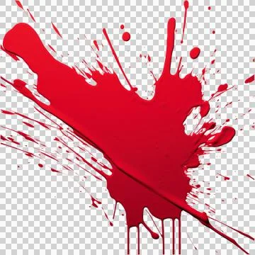 A red splatter of paint Stock Photos