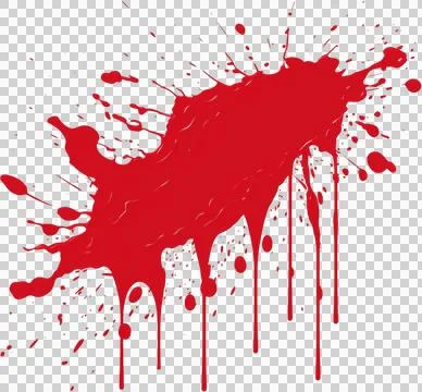 A red splatter of paint  Stock Photos