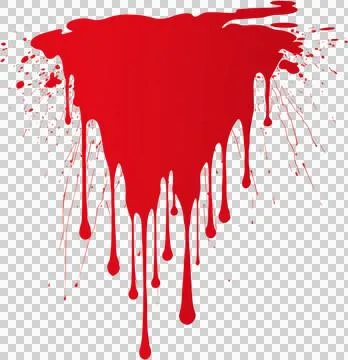 A red splatter of paint  Stock Photos