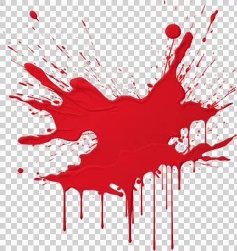 A red splatter of paint  Stock Photos