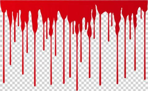A red splatter of paint on a white background Stock Photos