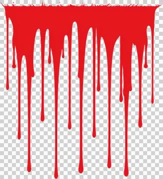 A red splatter of paint on a white background Stock Photos