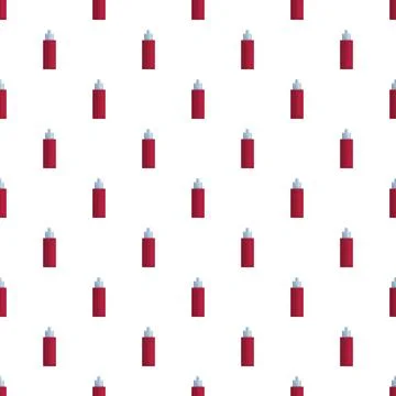 Red sport plastic bottle repeat pattern background 스톡 일러스트