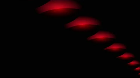 Red spot light effect on black background,best animation in 4k. Video stock 201025832