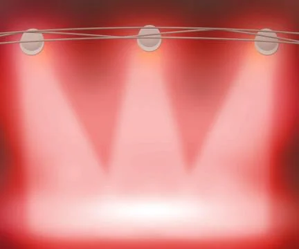 Red spotlights background 스톡 일러스트