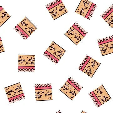 Red spots rash skin vector seamless pattern Stock Illustration