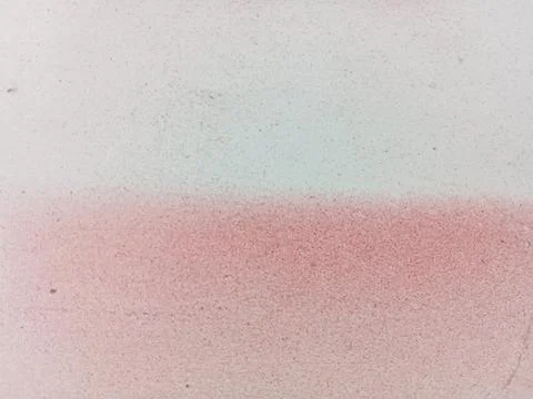 Red spray paint mist texture on white wall background Stock Photos