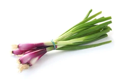 Red Spring Onions Stock Photos