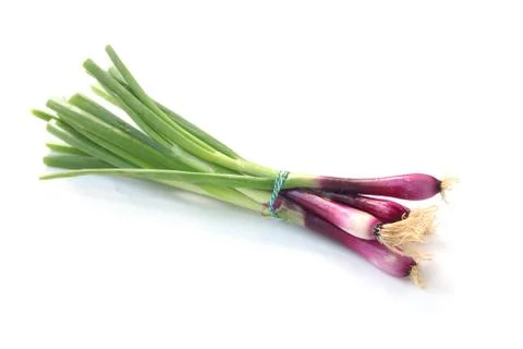 Red Spring Onions Stock Photos
