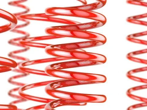 Red springs Stock Illustration