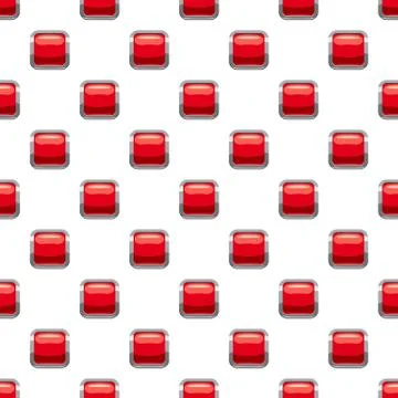 Red square button pattern Stockillustratie