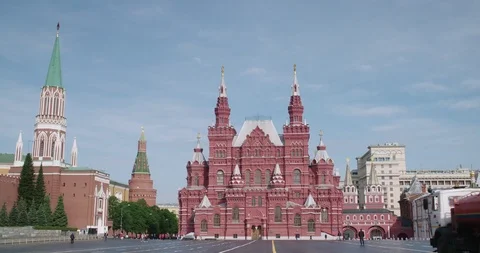 Red Square a city square in Moscow, Russia Stock Footage 113688312