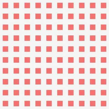 Red Square dot pattern background vector illustration Stock Illustration