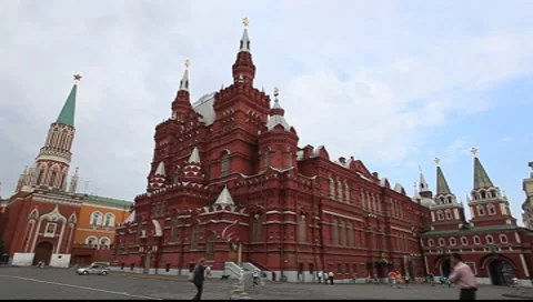 Red Square early morning Video stock 7904747