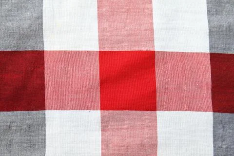 Red square fabric pattern Stock Photos