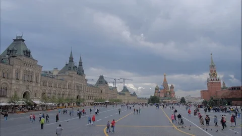 Red square Stock Footage 112142555