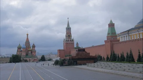Red square Stock Footage 112142590