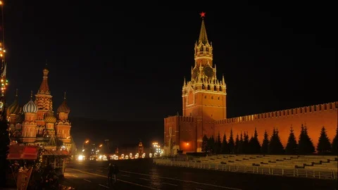 Red square Stock Footage 125128250