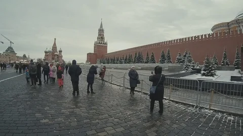 Red Square Stock Footage 125646474