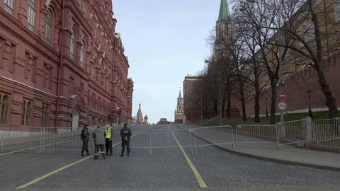 The Red Square Stock Footage 128190972